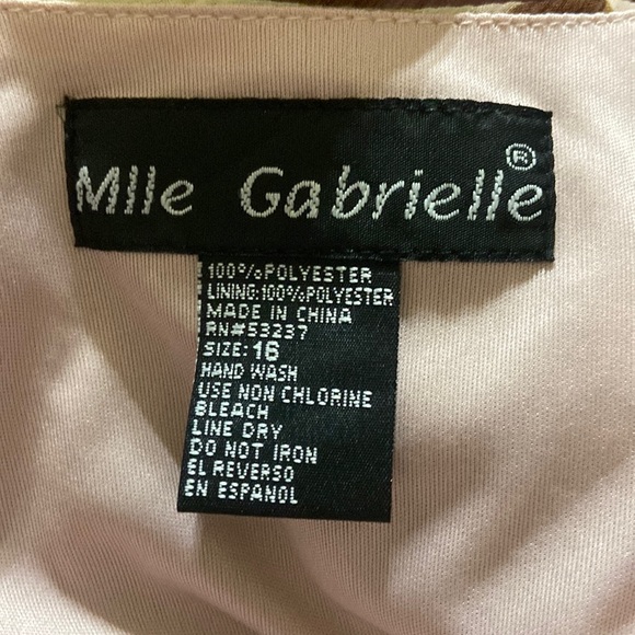 Mlle Gabrielle Woman’s Dress Multicolor Size 16 - Picture 6 of 8